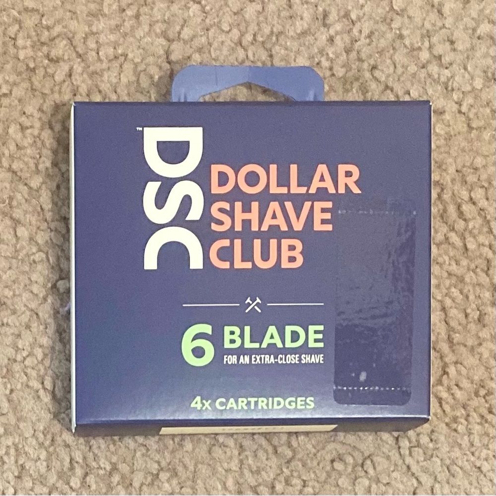 Dollar Shave Club 6 blades 4x refill razor cartridges - Men's razor refill